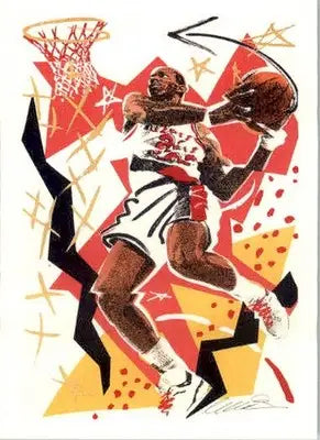 Clyde Drexler - 1990-91 Hoops - #376 - Basketball - Basketball Card Single