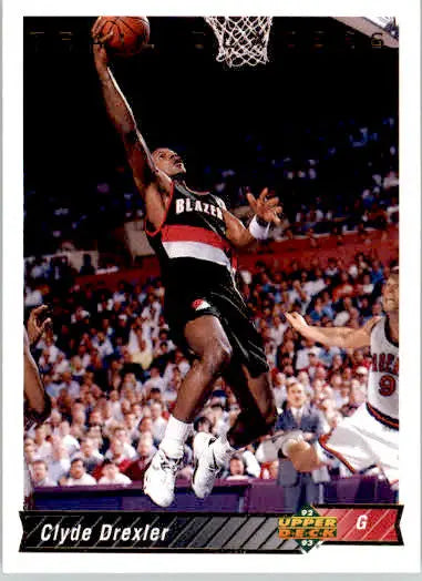 Clyde Drexler - 1992-93 Upper Deck - #132 - Basketball - Basketball Card Single