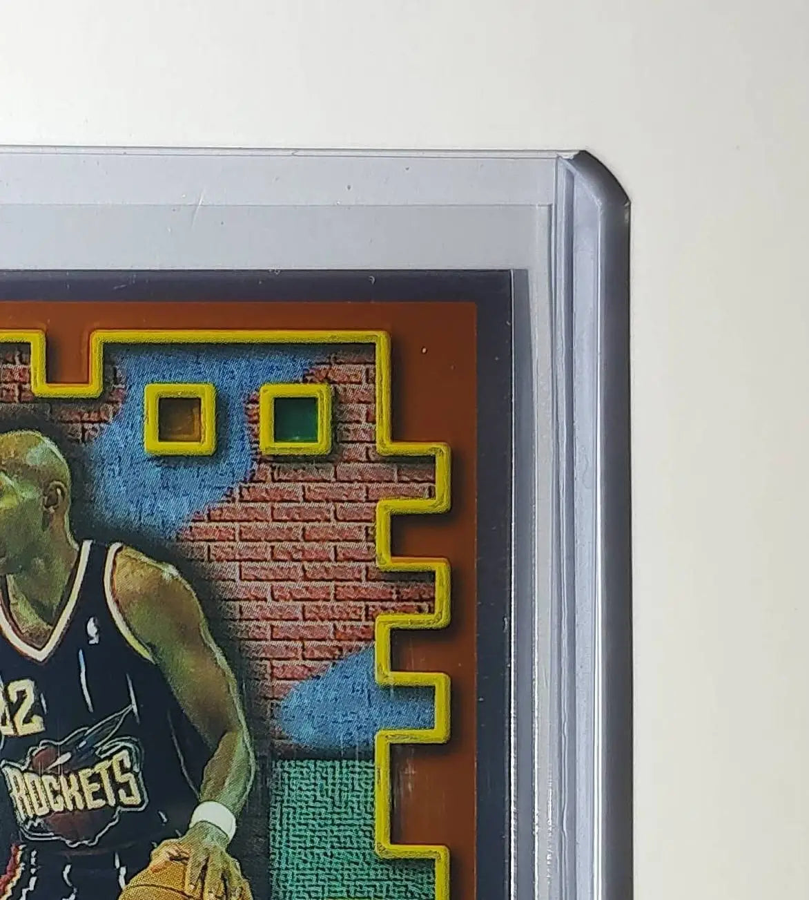 Clyde Drexler 1995-96 Topps Finest NBA #M27 Mysterly Rockets