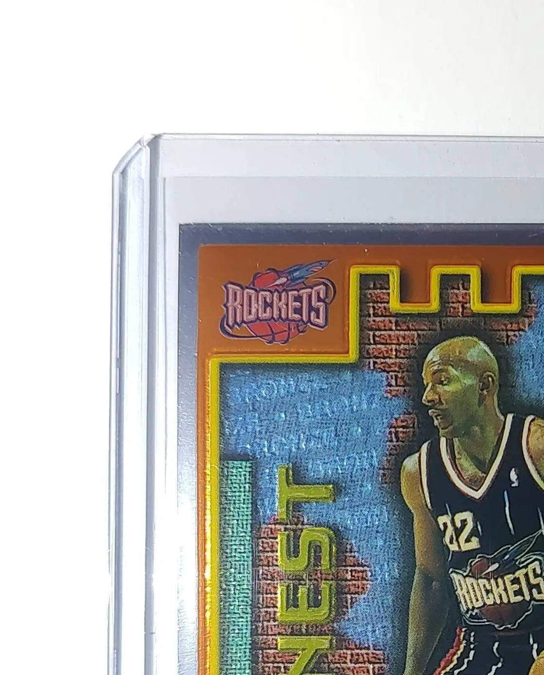 Clyde Drexler 1995-96 Topps Finest NBA #M27 Mysterly Rockets