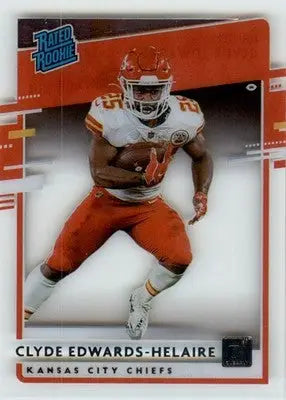 Clyde Edwards-Helaire - 2020 Panini Chronicles - #RR-CEH - Clearly Donruss RC - Football Card Single