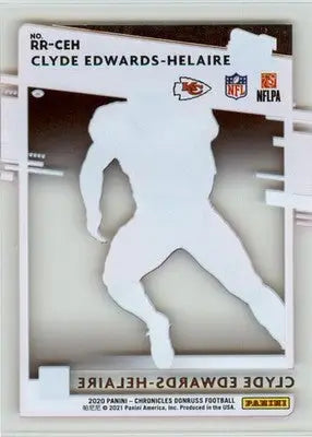 Clyde Edwards-Helaire - 2020 Panini Chronicles - #RR-CEH - Clearly Donruss RC - Football Card Single