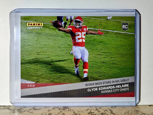 Clyde Edwards-Helaire 2020 Panini NFL #11 Rookie Card KC Chiefs 1 of 1894 - Football Card Single
