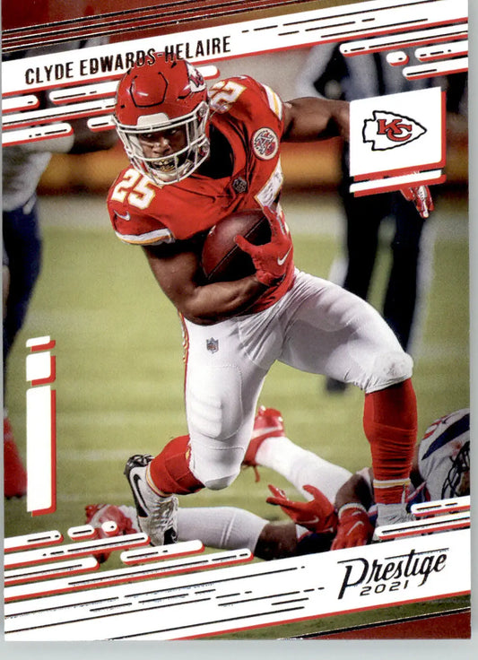 Clyde Edwards-Helaire - 2021 Panini Prestige - #92 - Football - Football Card Single