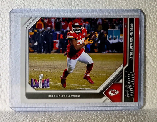 Clyde Edwards-Helaire 2023 Panini NFL Superbowl Champions #8 Card Chiefs - Football Card Single