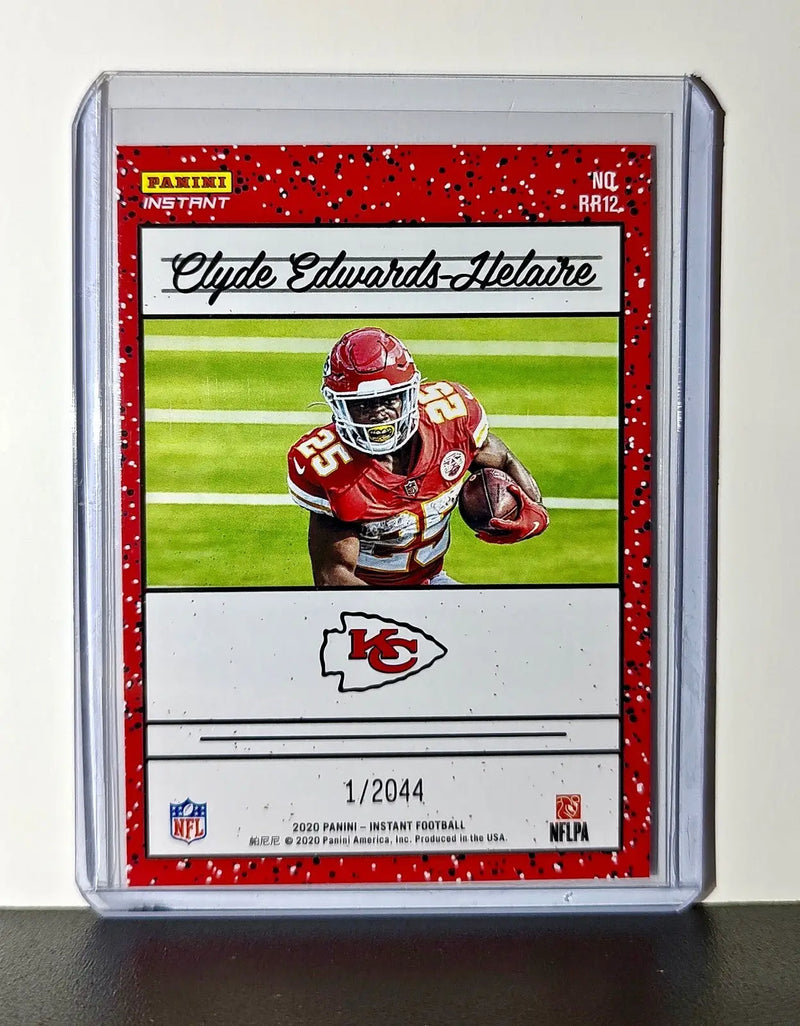 Clyde Edwards-Helaire Rookie 2020 Panini NFL #12 Rated Rookie Kansas City Chiefs - Football Card Single