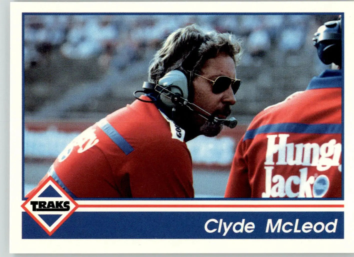 Clyde McLeod - 1992 Traks - #182 - Racing - Racing Card Single