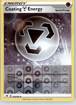 Coating Metal Energy - SWSH04: Vivid Voltage - 163/185 - Reverse Holo LP - Pokémon Card Single