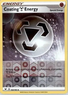Coating Metal Energy - SWSH04: Vivid Voltage - Reverse Holo LP - #163/185 - Pokémon Card Single
