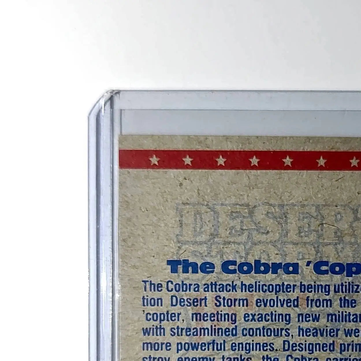 Cobra Helicopter 1991 Topps Desert Storm #16 Card - Other