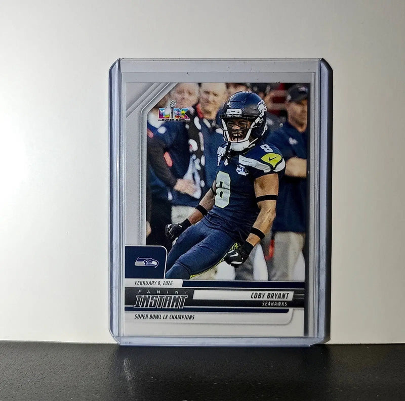 Coby Bryant 2026 Panini NFL Super Bowl LIX Champions #25 Card Seattle Seahawks - Football Card Single