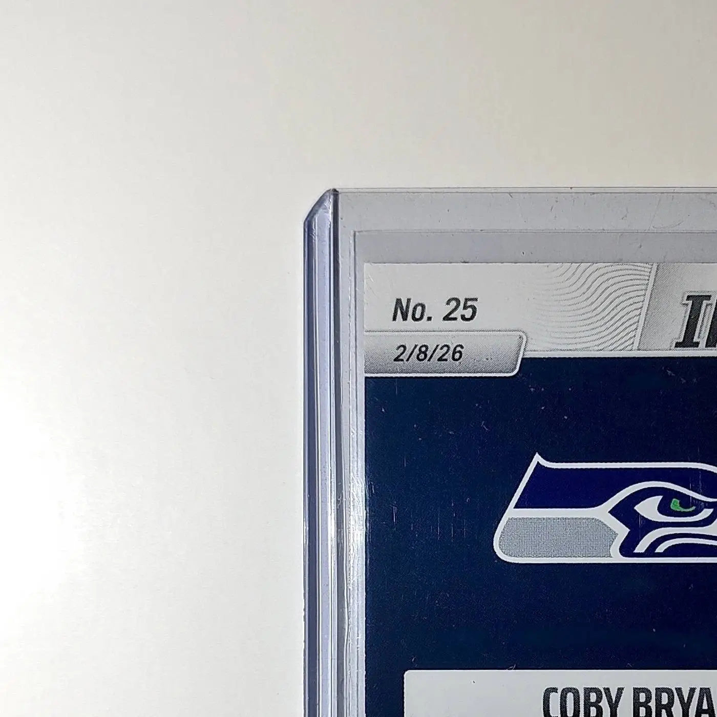Coby Bryant 2026 Panini NFL Super Bowl LIX Champions #25 Card Seattle Seahawks - Football Card Single