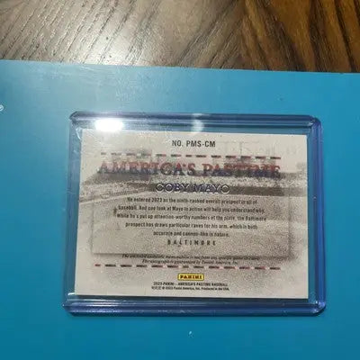 Coby Mayo 2024 National Treasures America Pastime Prospect Patch auto /75 - Baseball Card Single