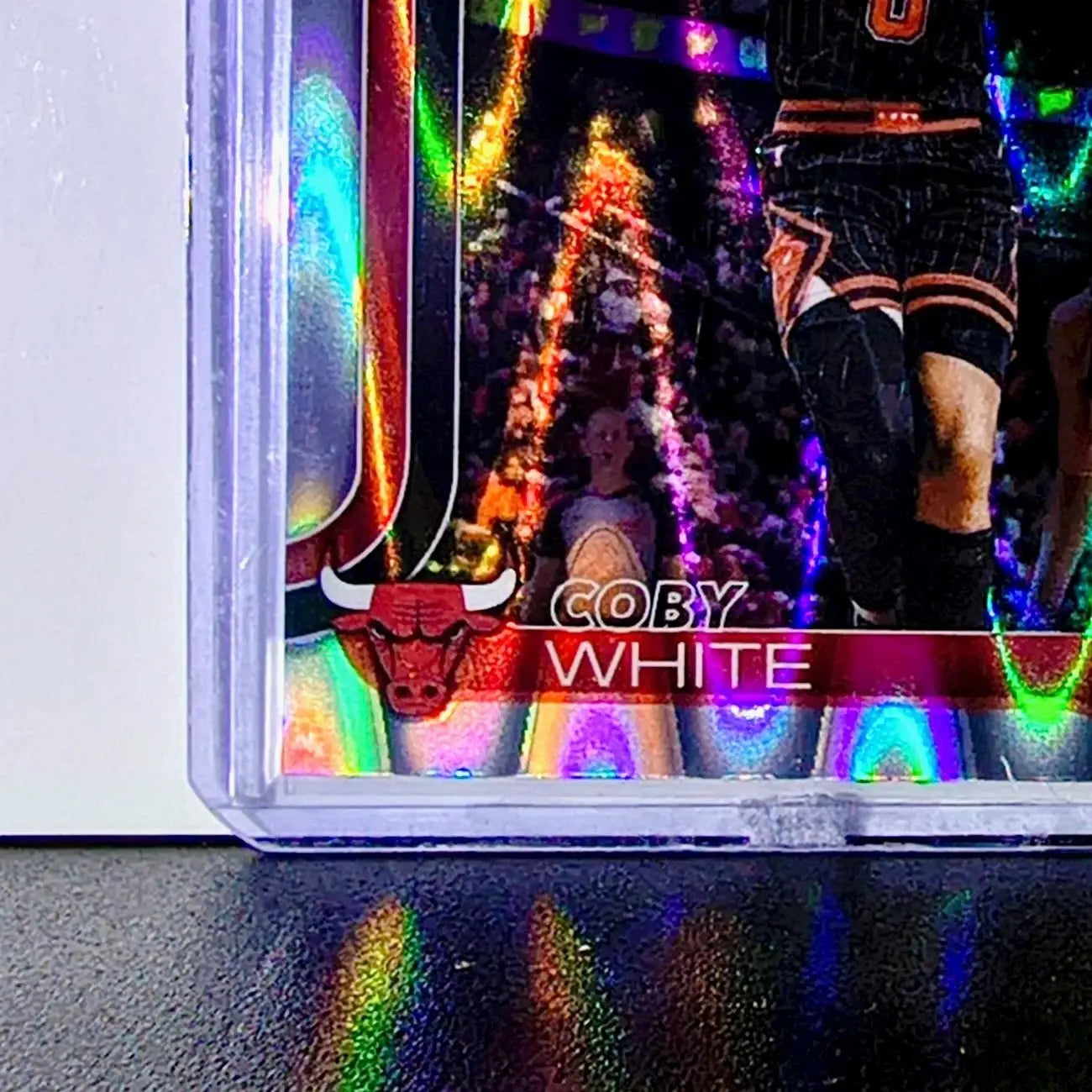 Coby White 2025-26 NBA Topps Chrome Update RayWave Refractor #93 Card Bulls - Basketball Card Single