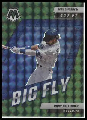 Cody Bellinger 2022 Panini Mosaic Big Fly Green Mosaic #BF-8 Los Angeles Dodgers - Baseball Card Single