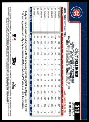 Cody Bellinger 2025 Topps #313 Chicago Cubs - Baseball Card Single