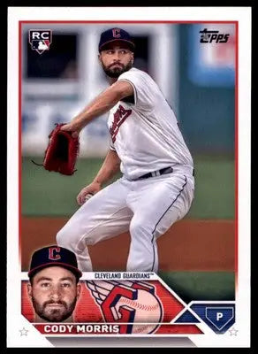 Cody Morris Rookie 2023 Topps #507 Cleveland Guardians - Baseball Card Single