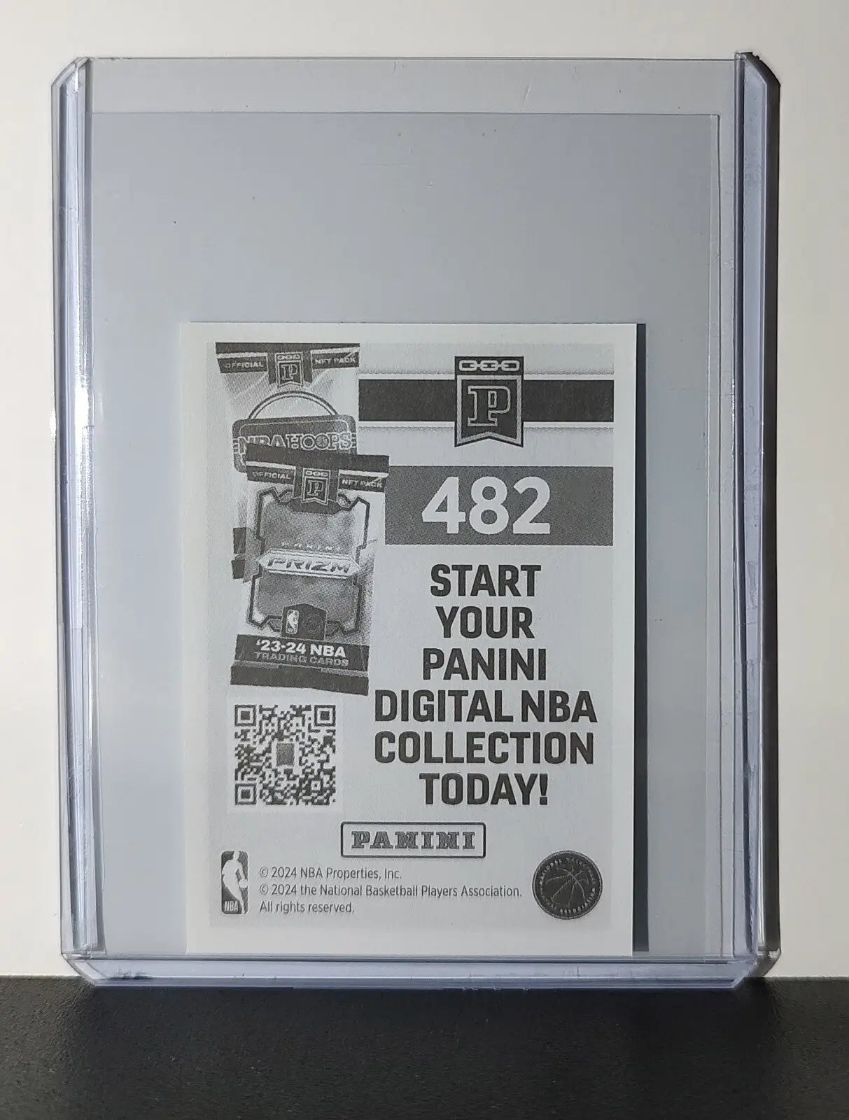 Cody Williams Rookie 2024-25 Panini NBA #482 Sticker Card Utah Jazz