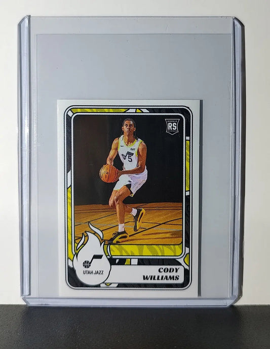 Cody Williams Rookie 2024-25 Panini NBA #482 Sticker Card Utah Jazz - Basketball Card Single