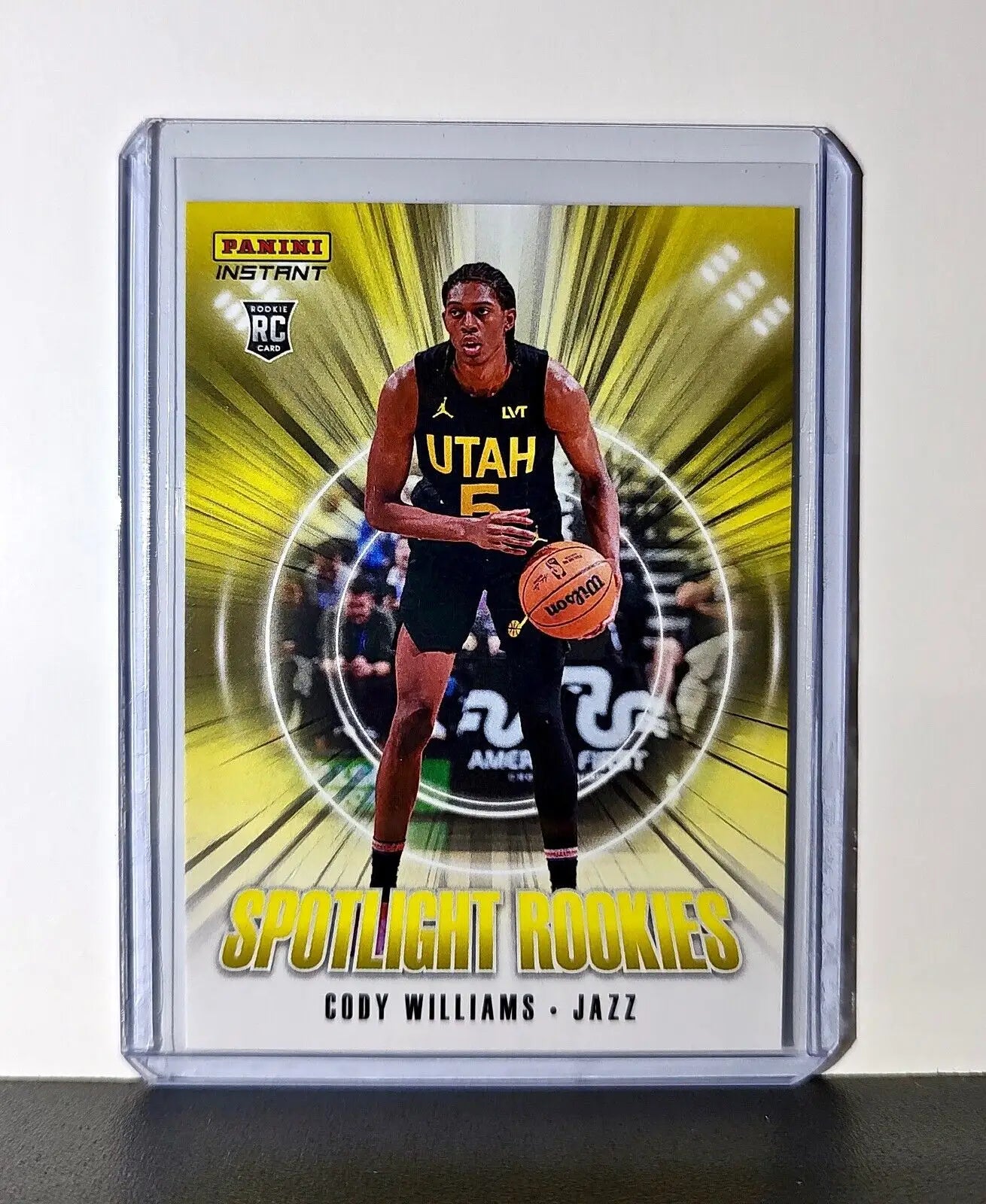 Cody Williams Rookie 2024-25 Panini Spotlight Rookies NBA #10 Jazz 1 of 170