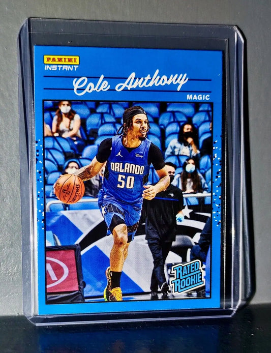 Cole Anthony 2020-2021 Panini NBA Instant #15 Rated Rookie Retro Card 1/3558 - Basketball Card Single