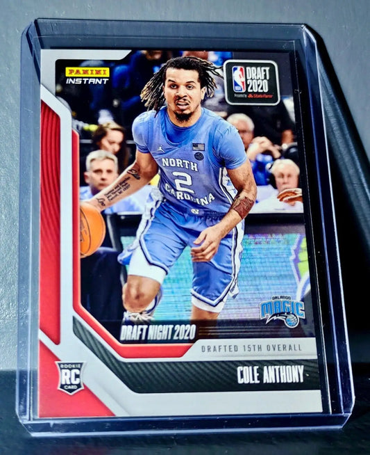 Cole Anthony 2020-21 Panini NBA Draft Night #5 Basketball Rookie Card 1 of 381 - Basketball Card Single