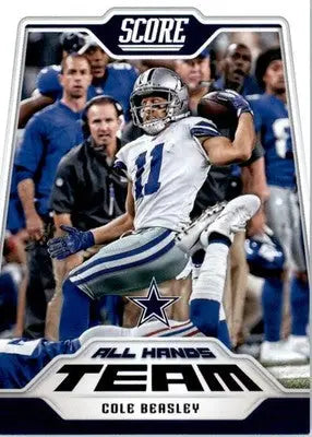 Cole Beasley - 2018 Score - #1 - All Hands Team Football - Football Card Single