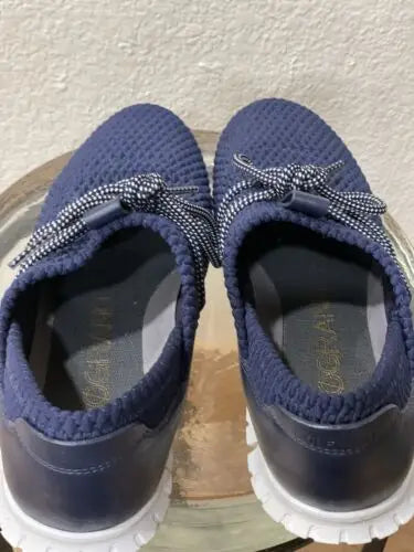 Cole Haan Zero Grand women’s sneakers in navy blue mesh for stylish comfort