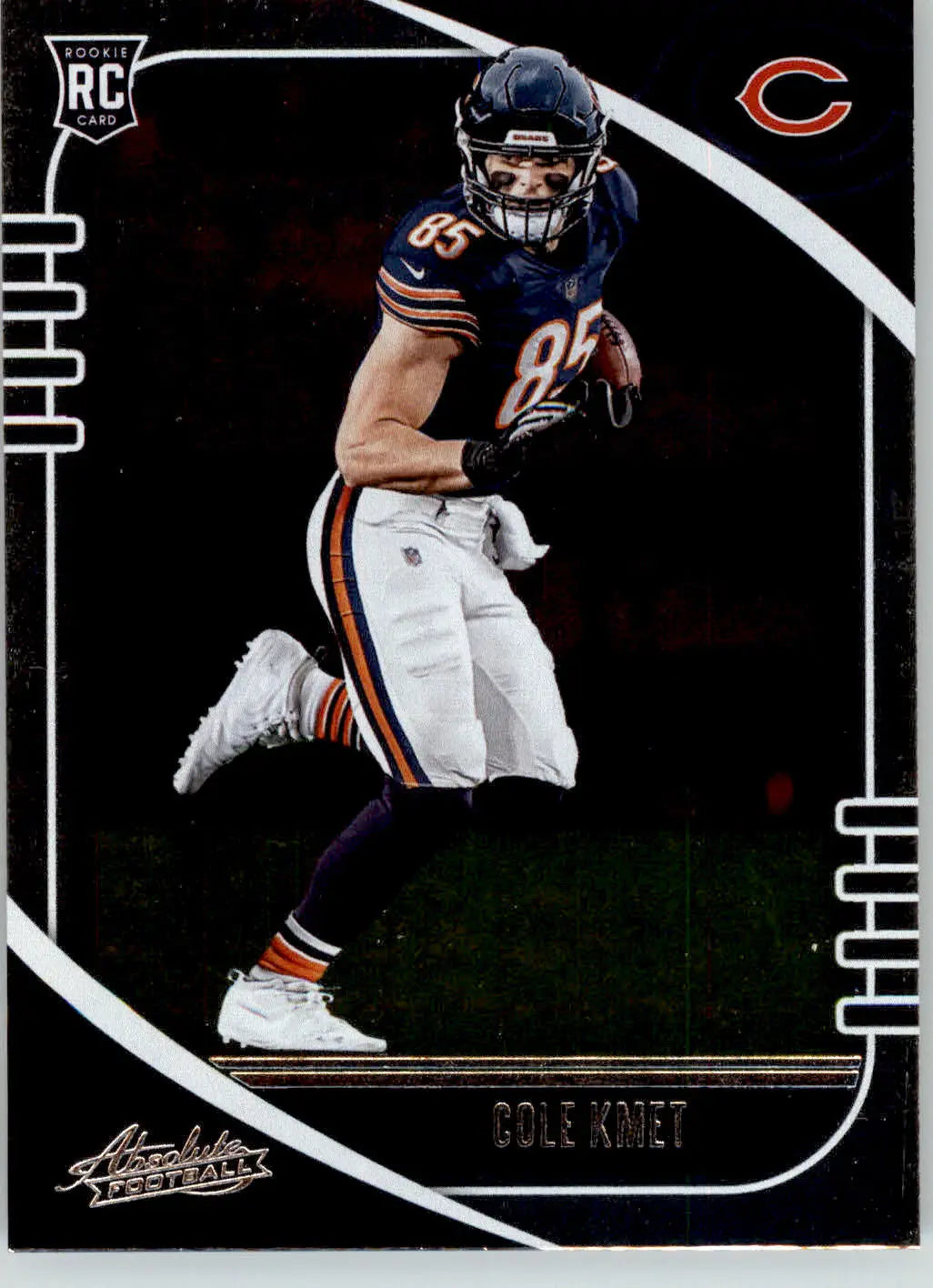 Cole Kmet - 2020 Panini Absolute - #119 - RC Retail Football - Football Card Single
