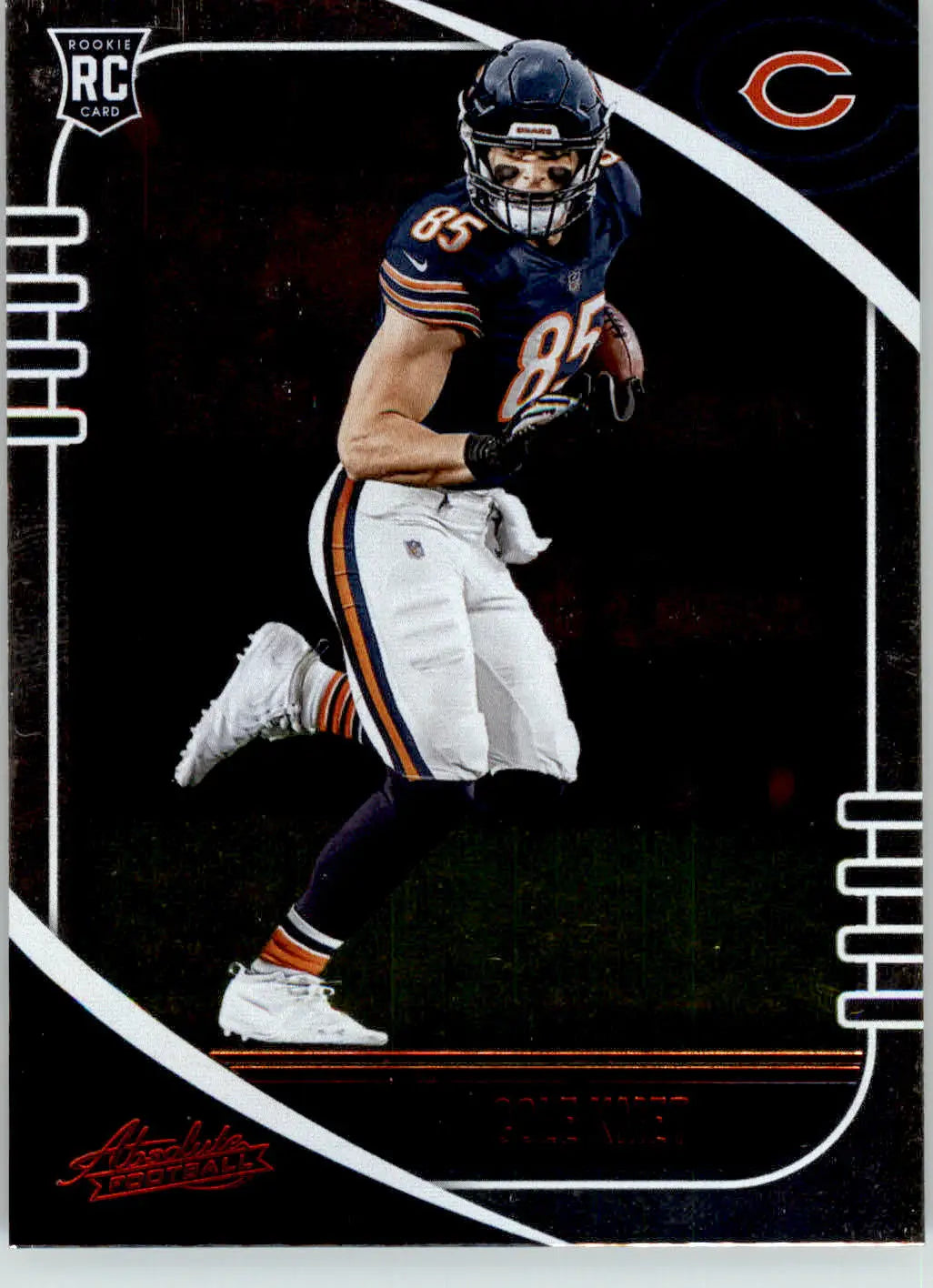 Cole Kmet - 2020 Panini Absolute - #119 - Red Rookie Football - Football Card Single