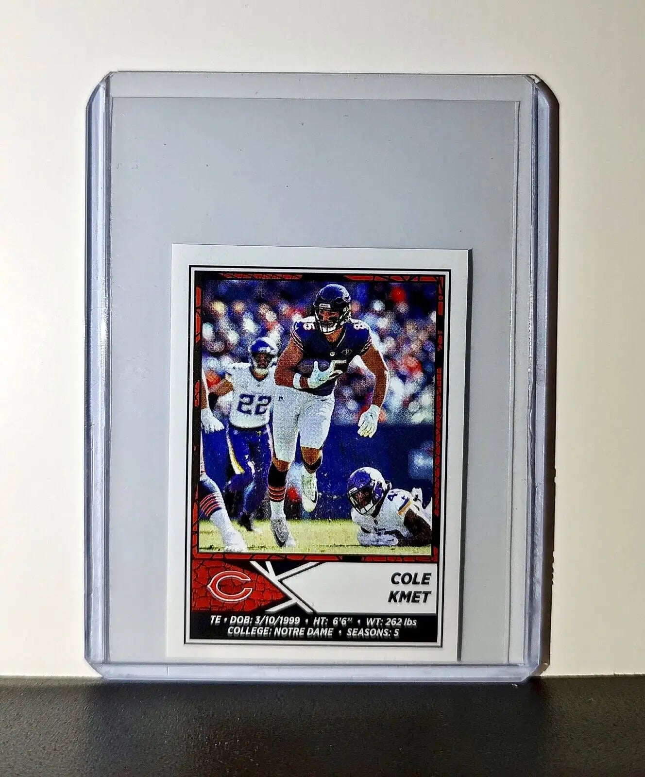 Cole Kmet 2024 Panini NFL Sticker #368 Chicago Bears - Football Card Single