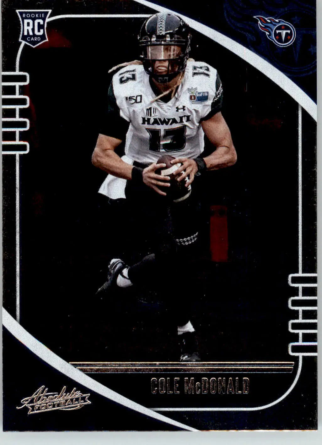 Cole McDonald - 2020 Panini Absolute - #120 - RC Retail Football - Football Card Single