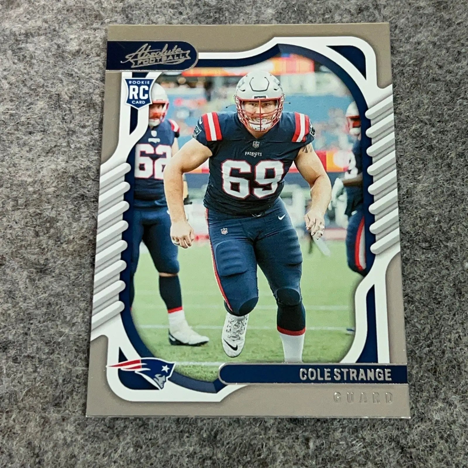 Cole Strange Rookie New England Patriots Football Card 2022 NFL Sports You Pick - 2022 Panini Absolute #165 - Football