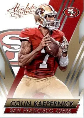 Colin Kaepernick - 2014 Panini Absolute - #49 - Retail Football - Football Card Single