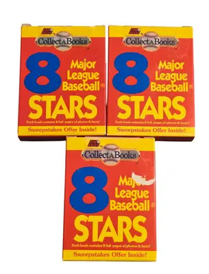 CollectABooks 8 Major League Baseball Stars 1991 Series Mini Booklets Lot 3 - Collectibles & Toys: Sports Memorabilia