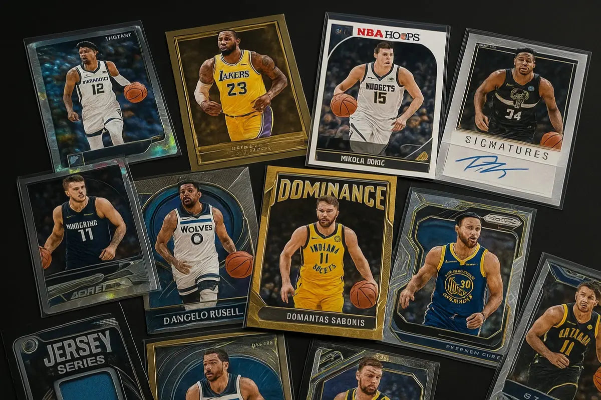 NBA Panini basketball cards collection with autographs and holograms