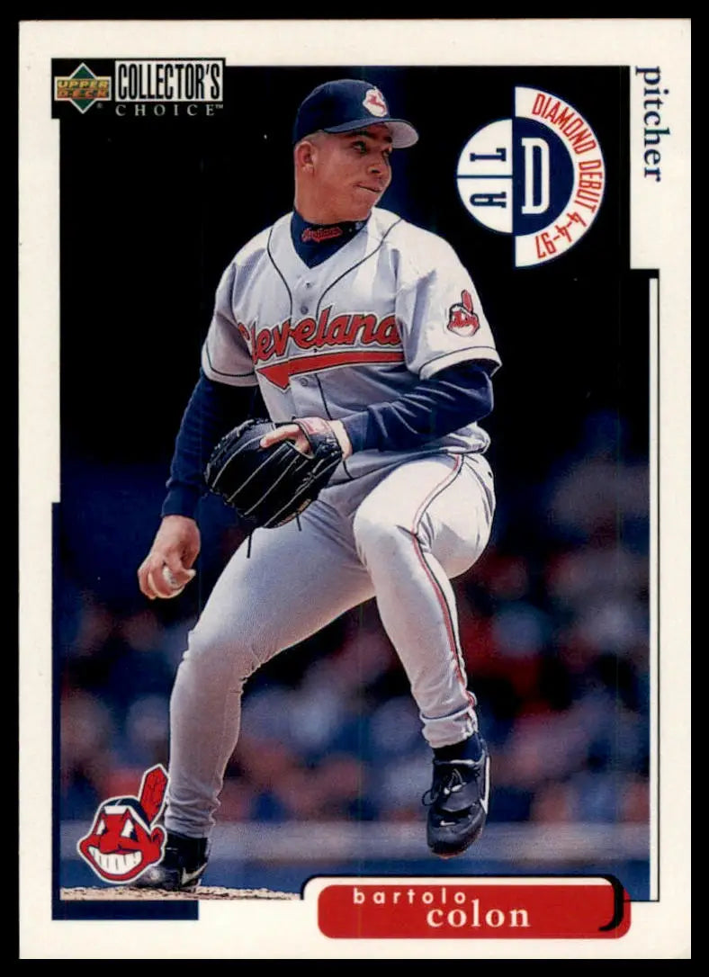 Collector’s Choice Bartolo Colon 74 Cleveland Indians LP - Baseball Card Single