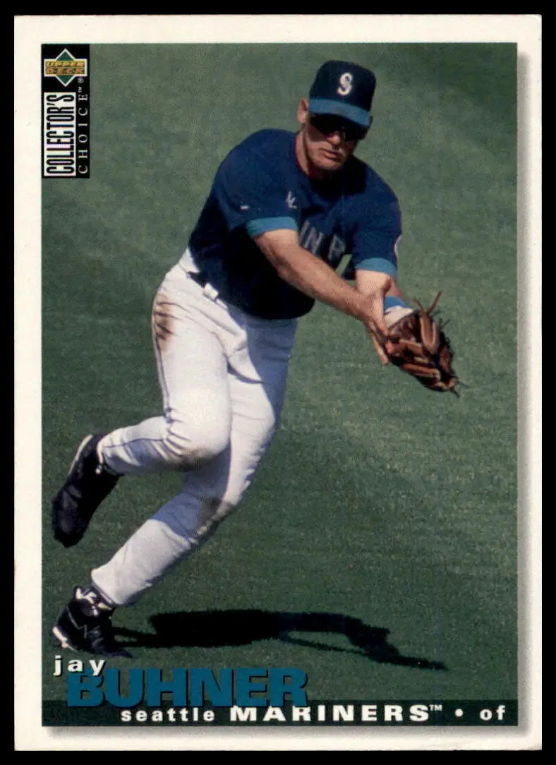 Collector’s Choice Jay Buhner 290 Seattle Mariners LP - Baseball Card Single