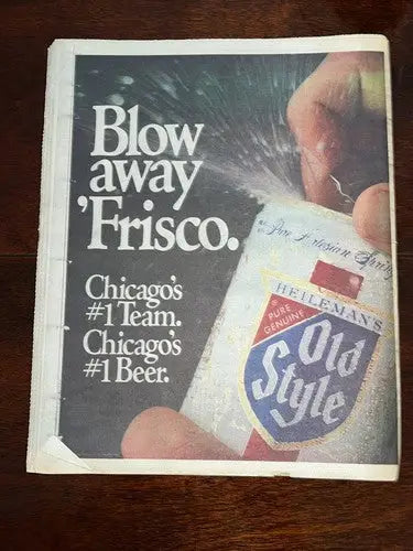 Collectors Vintage 1989 Chicago Tribune Playoff Guide Section Chicago Cubs 84pgs - Sports Memorabilia