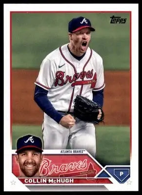 Collin McHugh 2023 Topps #378 Atlanta Braves - Baseball Card Single