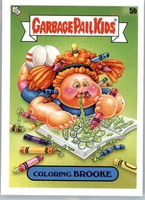 Coloring Brooke - 2022 Topps Garbage Pail Kids: Book Worms - #5b - Non_sport - Non-Sports Card Single