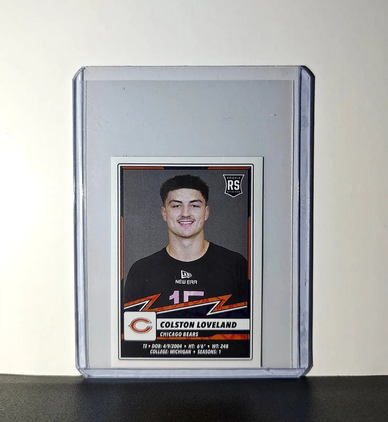 Colston Loveland Rookie 2025 Panini NFL #366 Sticker Bears