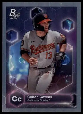 Colton Cowser 2022 Bowman Platinum Precious Elements #PE-2 Baltimore Orioles - Baseball Card Single