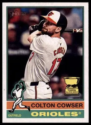 Colton Cowser 2025 Topps Heritage #245 Baltimore Orioles - Baseball Card Single