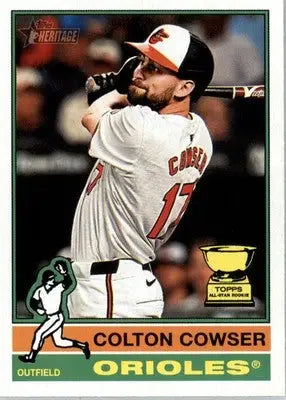 Colton Cowser - 2025 Topps Heritage - #245 - Baseball - Baseball Card Single