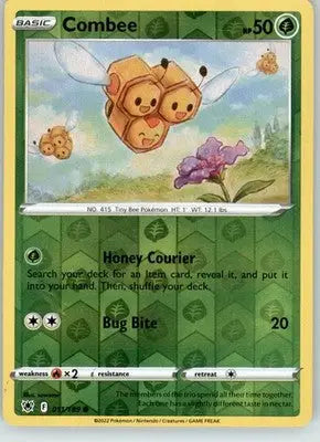 Combee - Astral Radiance - 011/189 - Reverse Holo LP Pokemon - Pokémon Card Single