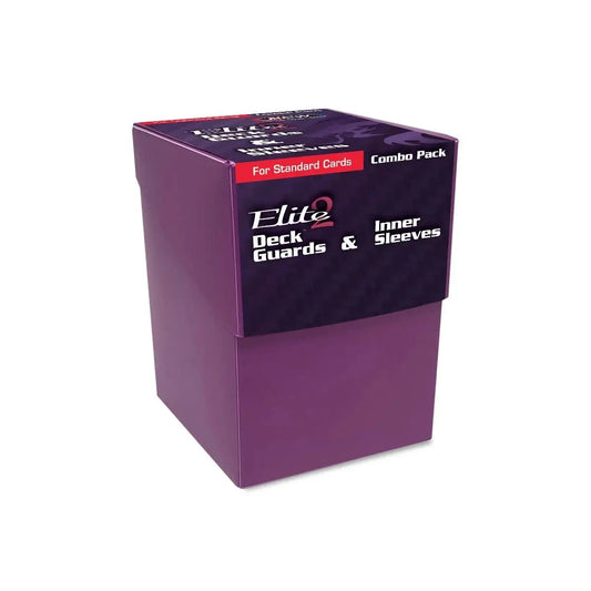 Combo Pack - Inner Sleeves and Elite2 Deck Guards-Mulberry - Magic Card Box