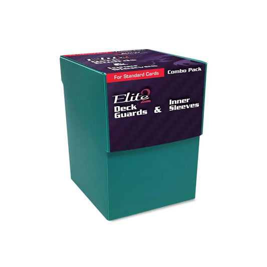 Combo Pack - Inner Sleeves and Elite2 Deck Guards-Teal - Magic Card Supplies