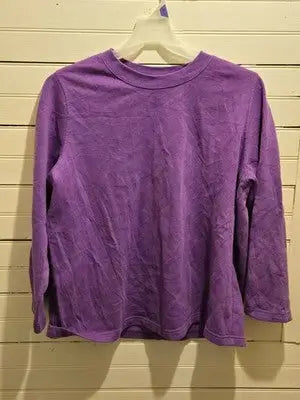 Comfort Corner Sweatshirt Womens XLA Purple Fleece Crewneck Long Sleeve Cozy - Apparel