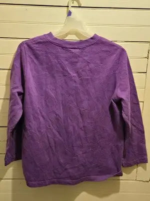 Comfort Corner Sweatshirt Womens XLA Purple Fleece Crewneck Long Sleeve Cozy - Apparel